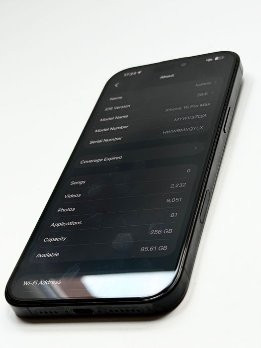 НОВ! Apple iPhone 16 Pro Max Black Titanium 256ГБ