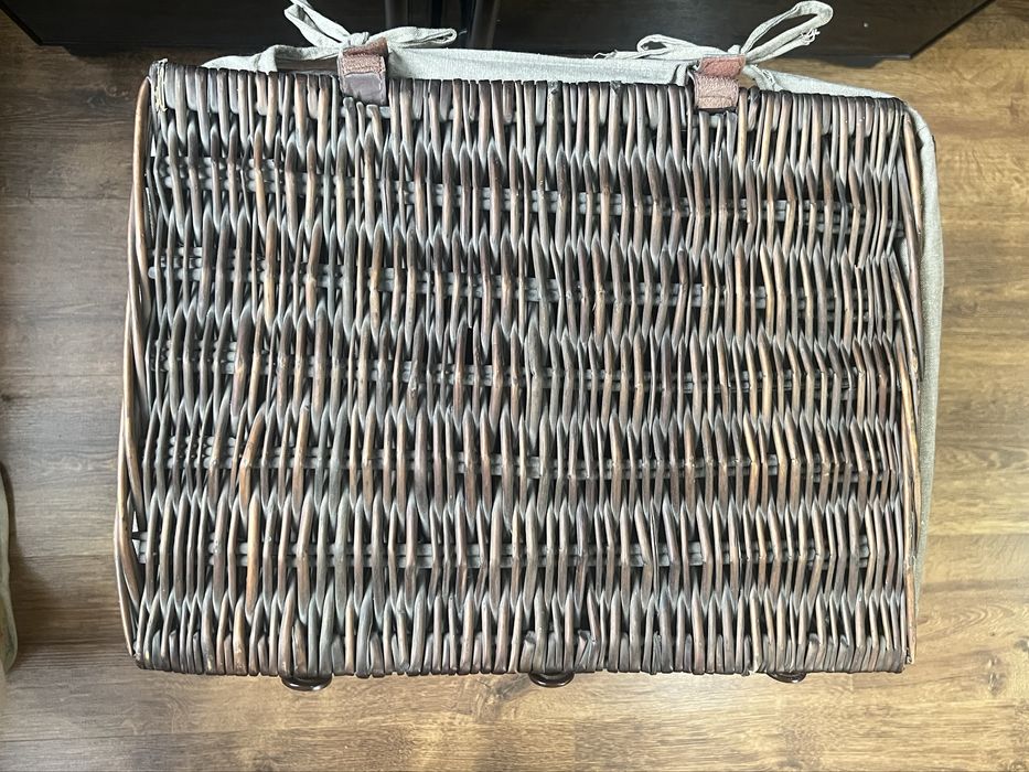 Корзина для белья дерево