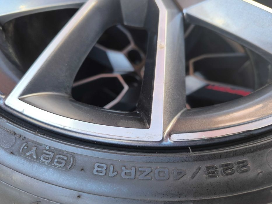 Jante Skoda Gemini VRS Originale 5x112 R18 cu gume vara ca noi