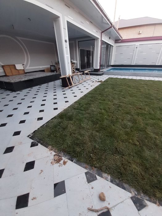 Газон посевной и рулонный. 100% гарантия