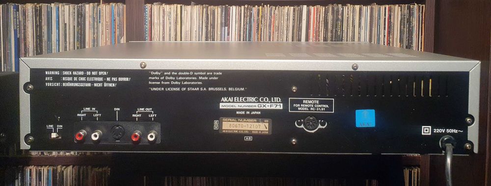 Casetofon deck Akai GX-F71