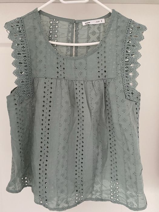 Bluza Sinsay S albastru-verzui