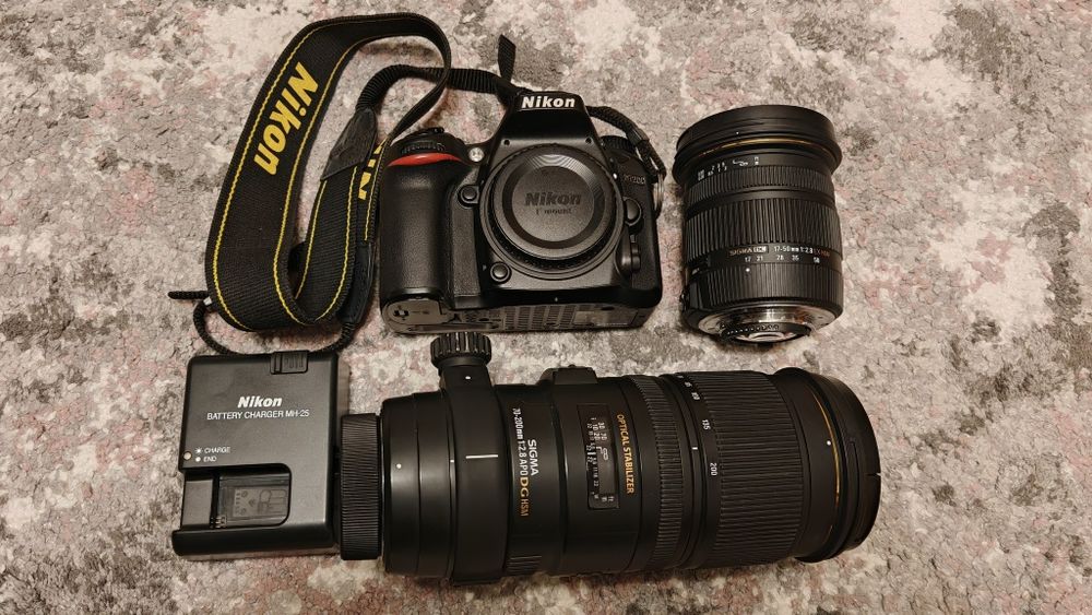 Nikon d7200 kit sigma 17 50 f2.8 sigma 70 200 f2.8
