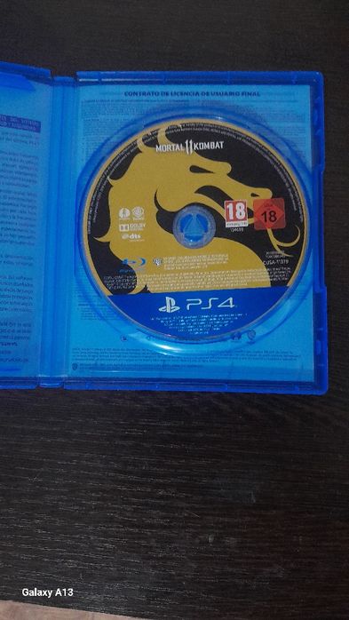 Диск на пс4. Mortal combat 11 в отличном состоянии