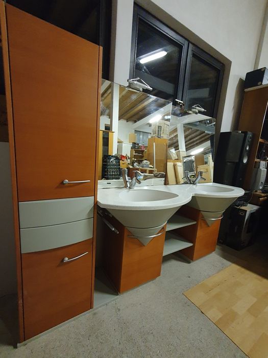 set mobilier baie cu cada insulara