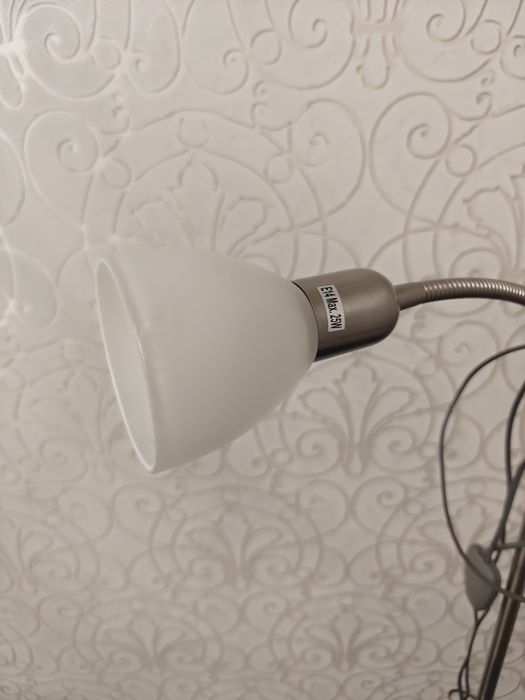 Торшер IKEA Серебристый-Белый