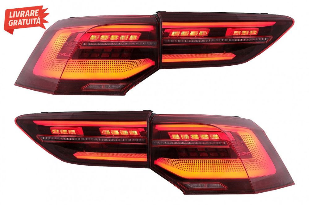 Stopuri Full LED VW Golf VIII Hatchback Mk8 MQB (2020-Up) cu Semnal Di