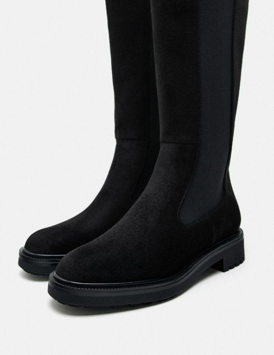 Продавам дамски велурени ботуши на фирмата Зара