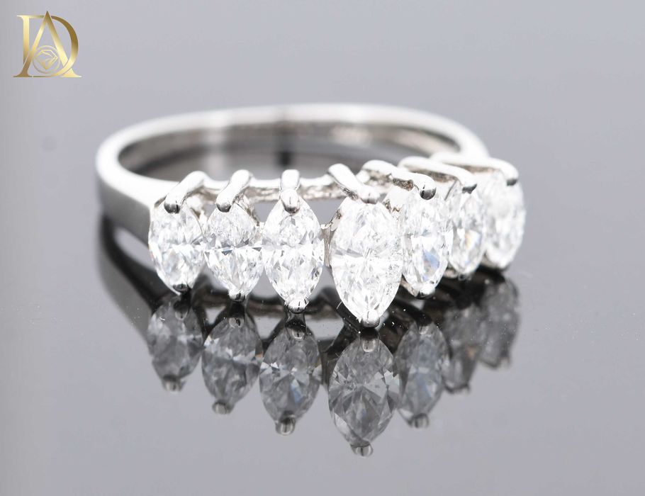 Нов Златен Пръстен с 0.91кт Естествени Диаманти