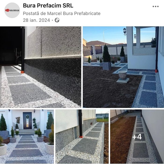 Jardiniere banci garduri vaze morminte glafuri etc