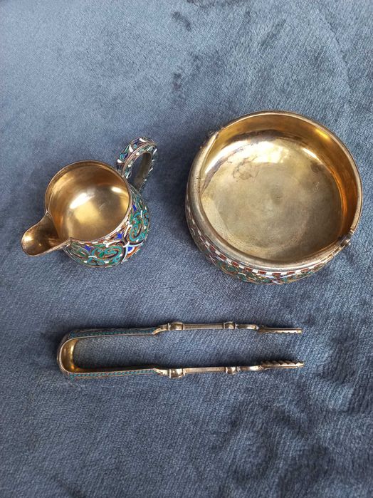 Сребро емайл царска Русия.Предложи цена.