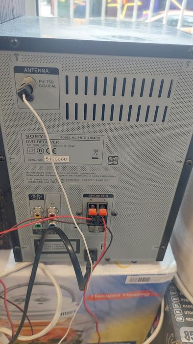 Уредба Sony HCD-DX400