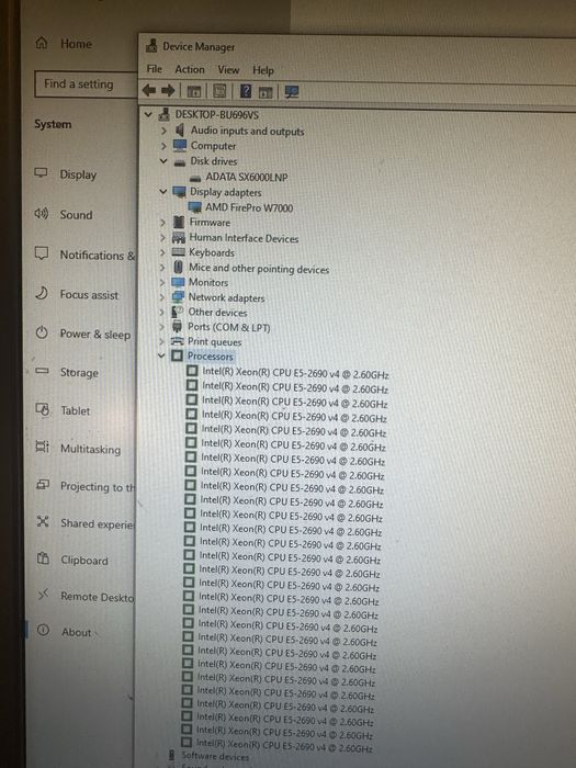 Calculator cu xeon 2690 v4 rtx quadro 4000 32 ddr4 256gb nvme