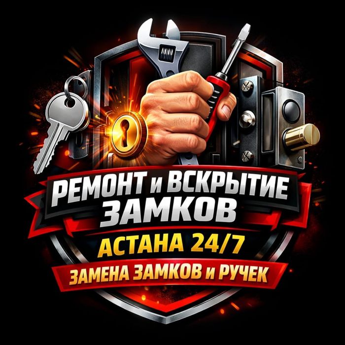 Ремонт и вскрытие замков Астана 24/7 | Замена замков и ручек