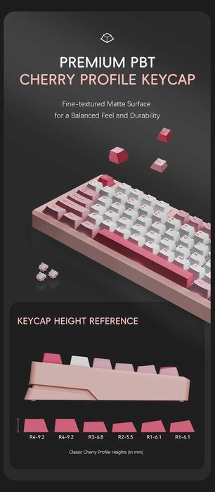 VGN VXE75 V2 Pearl White беспроводная механическая клавиатура