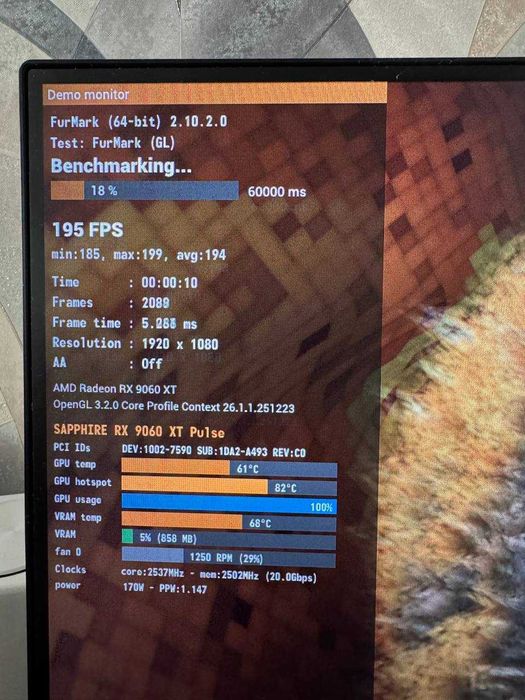 Продаю видео карту Pulse Sapphire RX 9060 XT 16GB Gaming OC