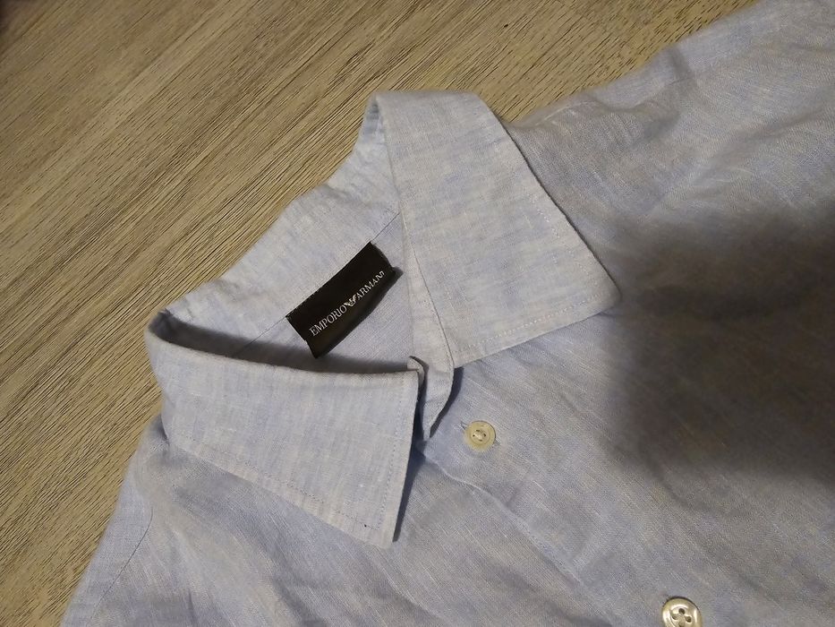 Emporio armani ленена риза L размер