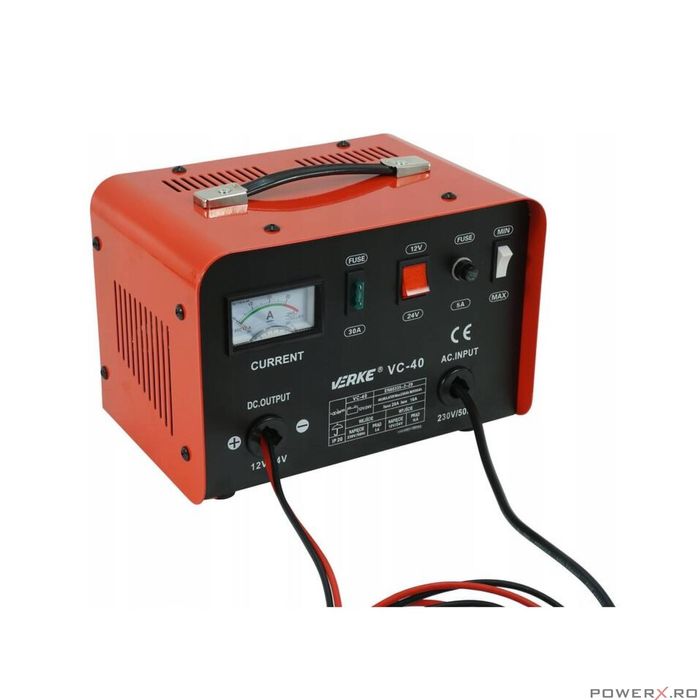 Redresor 12-24V, incarcator pentru baterie cu functie de boost, 20