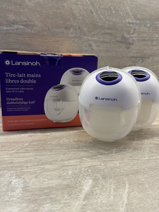 Lansinoh Преносима двойна електрическа помпа Hands Free
