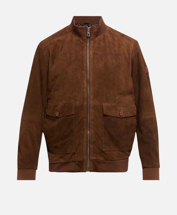 Bugatti мужская куртка из натуральной замши РАЗМЕР 50,52,54,56