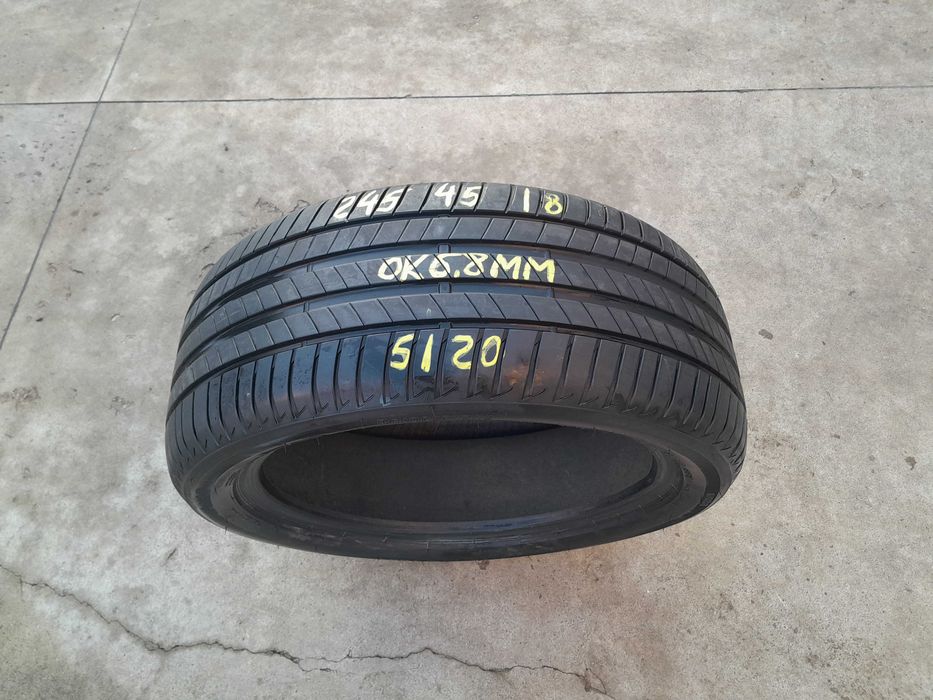 O anvelopa vara 245 45 18 bridgestone turanza T005 profil de 6,8 mm