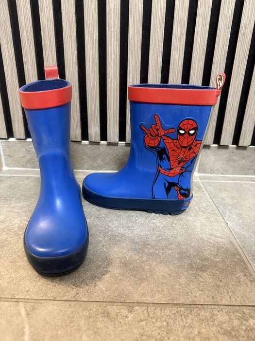 Cizme de ploaie H&M, Spiderman, marimea 28