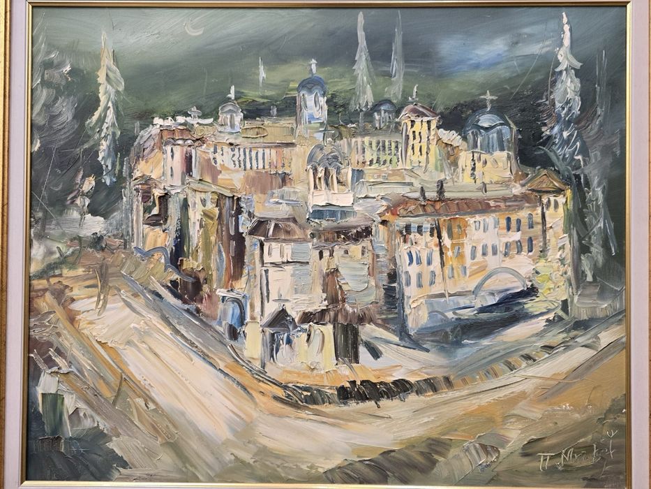 Павел Митков - картина Рилски Манастир 65/80см