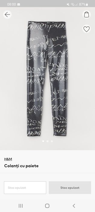 Colanti / pantaloni HM Studio cu paiete