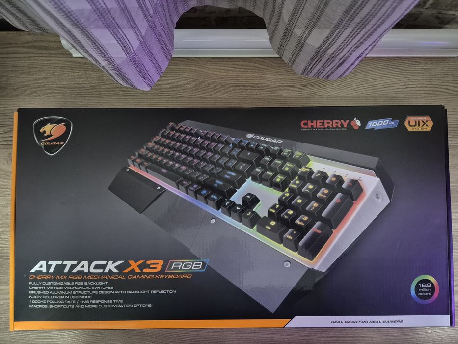 Cougar attack X3 RGB геймърска клавиатура