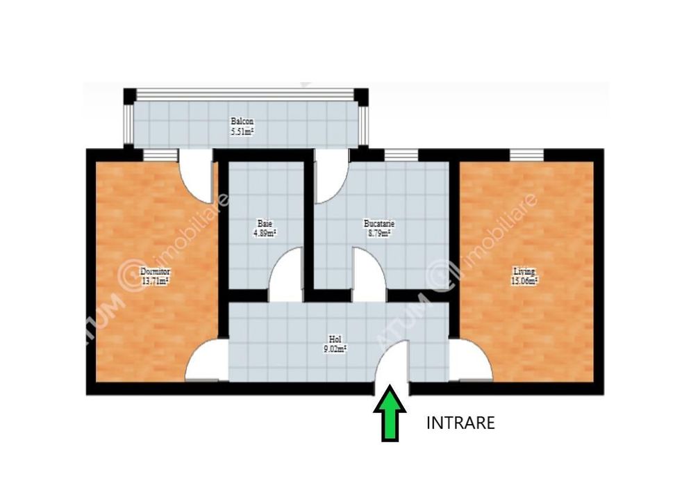 Apartament 2 camere balcon loc parcare subteran zona Turnisor Sibiu
