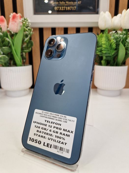 Iphone 12 Pro Max 128GB / 6GB RAM 100% Baterie Garantie! #48715