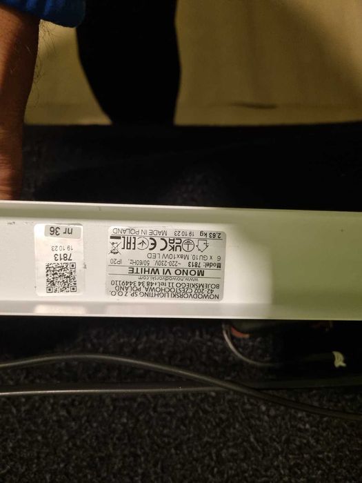 Спот лампа 7813 MONO VI WHITE, от Nowodvorski (Полша)