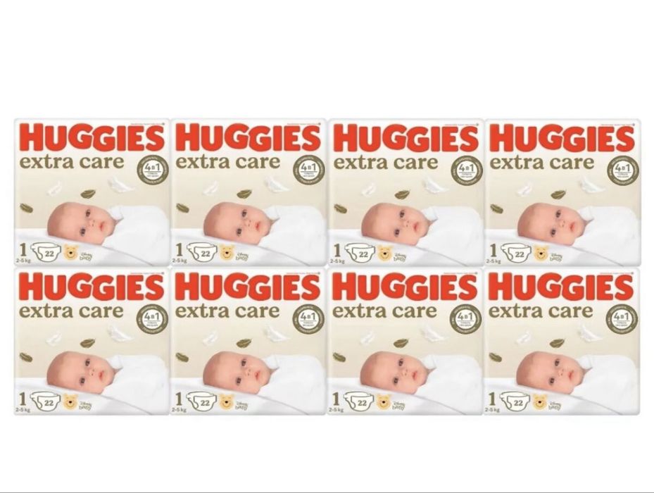 Памперси Huggies размер 1 - 88 бройки