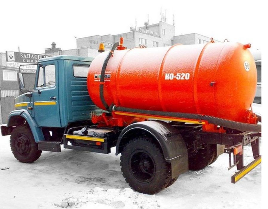 Ассенизатор, вакуум, откачка