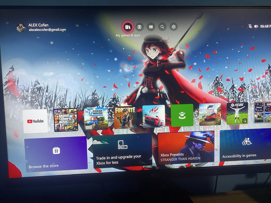 Xbox one S + Monitor Lg 100 hz full Hd+Boxa Pentru el