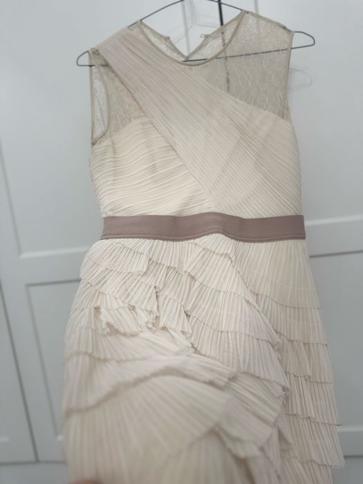 BCBGMAXAZRIA JAYA плиссировонное платье