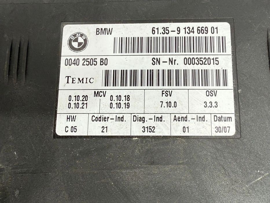 MODUL SCAUNE BMW 325I SERIA 3 E93 SE 3.0 BENZINA 2007 COD OEM 6135913466901 2005-2012