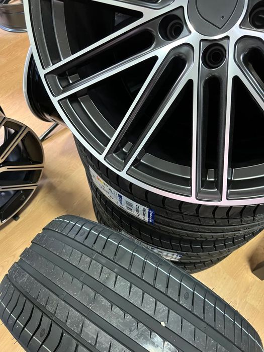 Jante Porsche 21 R21Panamera porsche cayenne negru lucios jante PORSCHE in doua latimi cu anvelope vara/iarna