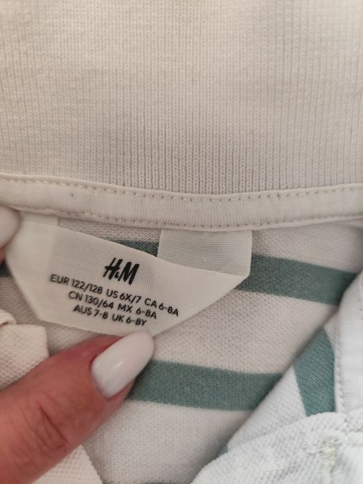 Tricouri polo hm mărime 6/7 ani