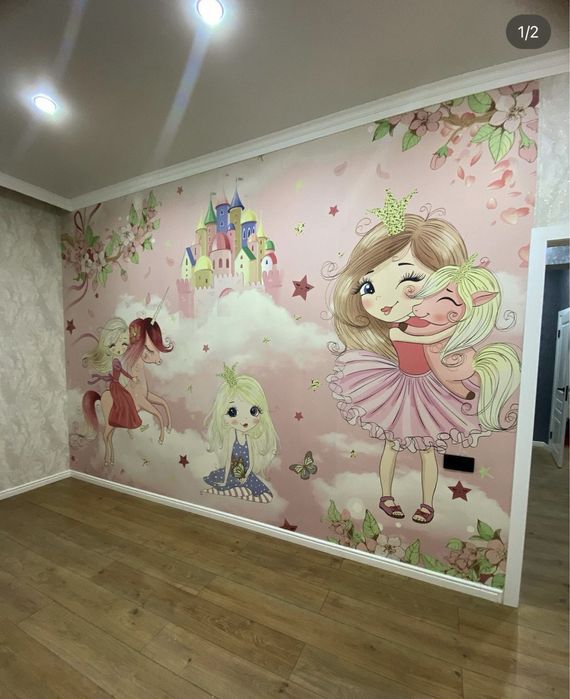 Покраска, обои, левкас