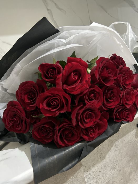 Цветы свежие 20 штук