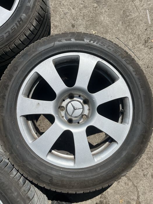 Джанти 5 броя с 4 нови гуми Mercedes 17 цола