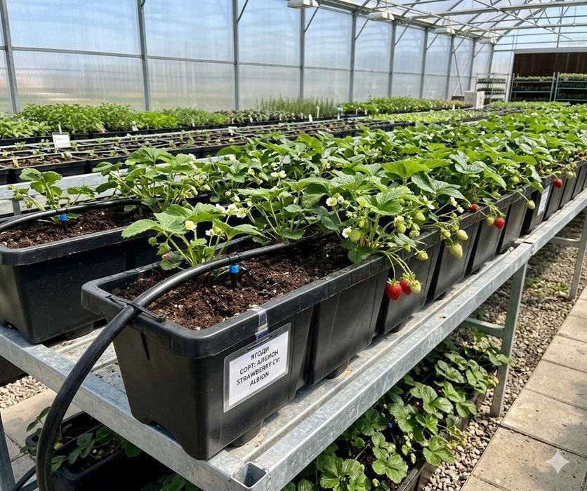 Саксия за ягоди