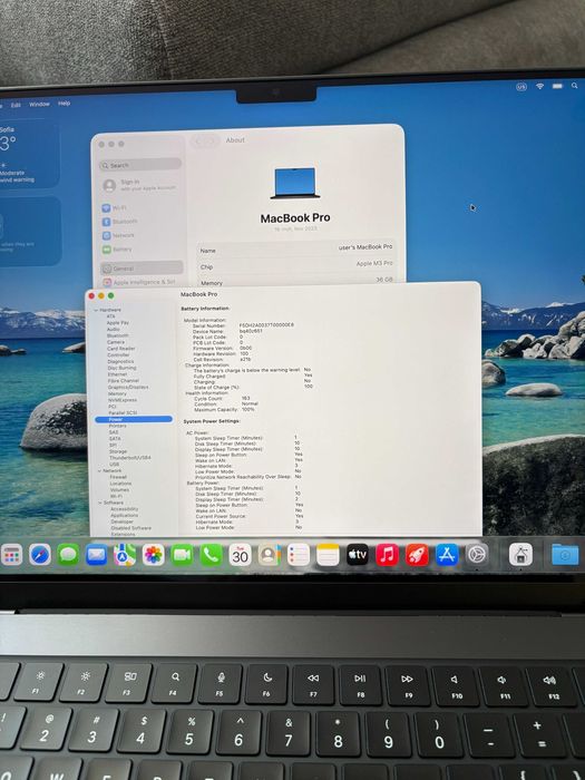 Apple Macbook Pro 16 M3 Pro 36 Gb Ram 2023 Перфектен