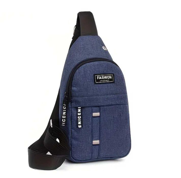 Барсетка мужская синяя