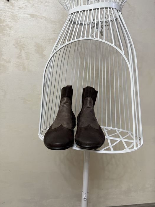 43 Мъжки обувки lloyd  боти естествена  кожа велур