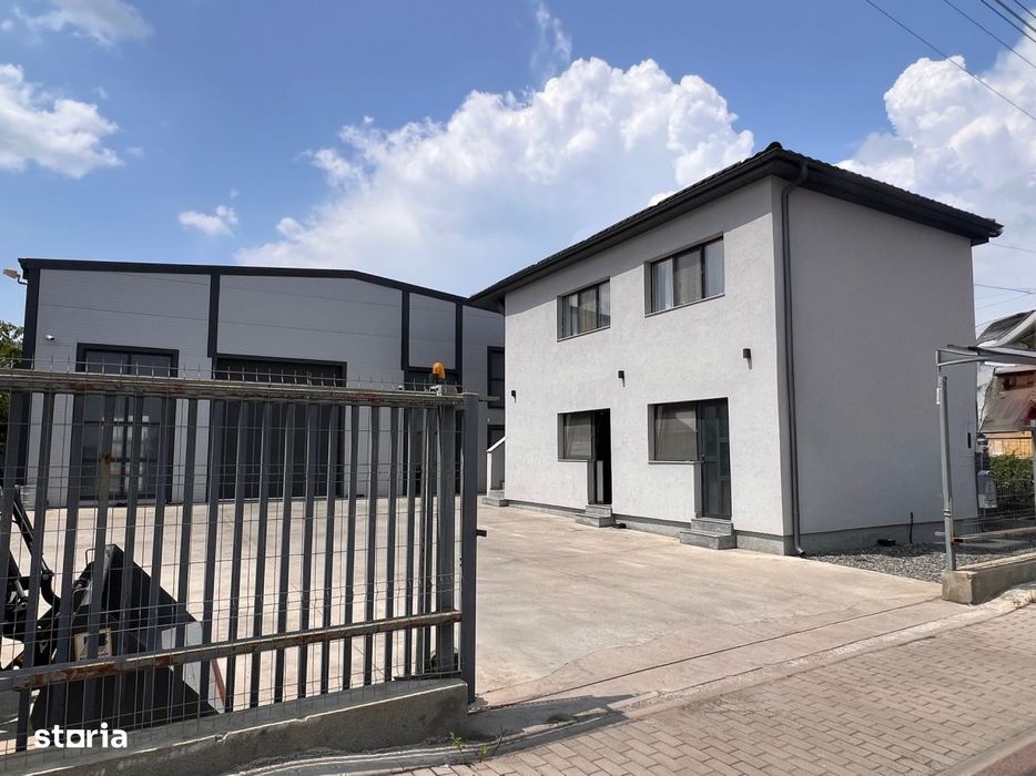 Depozit Cu Show-Room/ Front la E60 / Curte