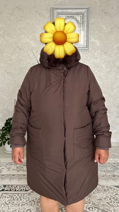 Зимний пуховик размер 52