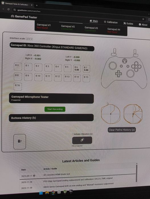 Controller Xbox elite 2 modificat Hall Effect no drift,