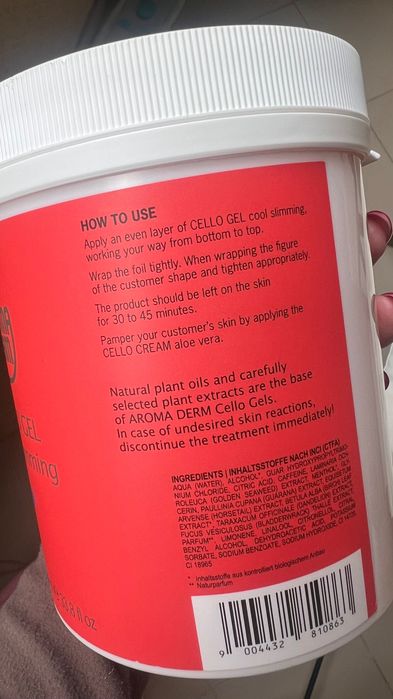 Охлаждащ антицелулитен гел Styx 1L